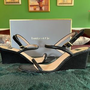 Louise et Cie Black Sandals SZ 8 M
